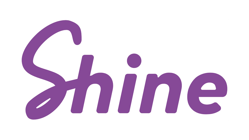 Shine Logo in lila