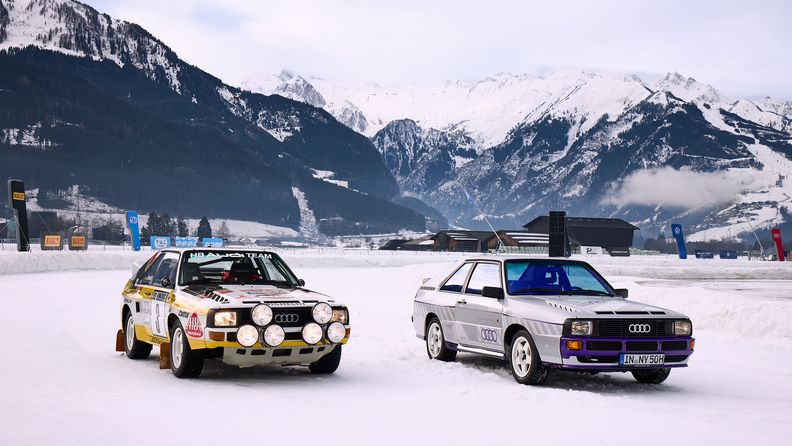 Teilnehmende Fahrzeuge: Audi S1, Audi Sport quattro