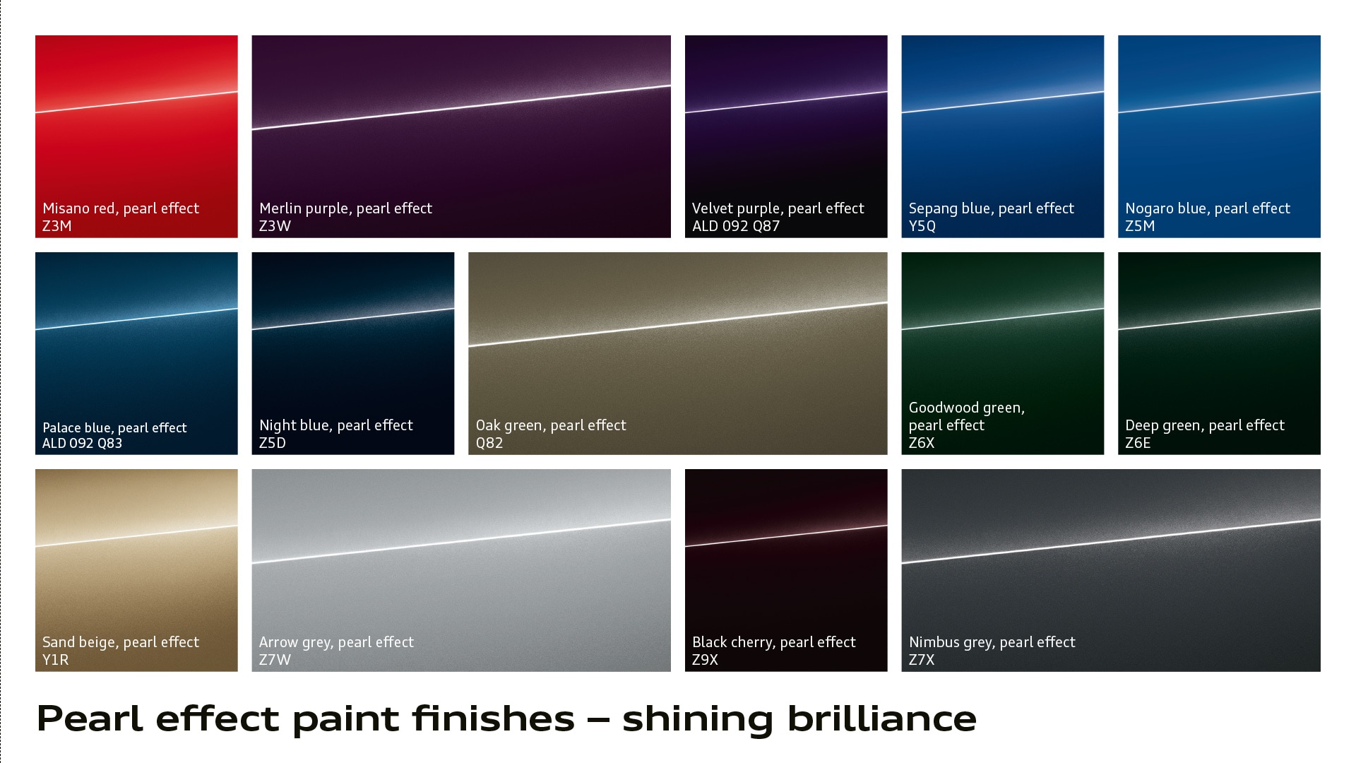 Audi Exclusive Paint Color Chart - Reviews Of Chart