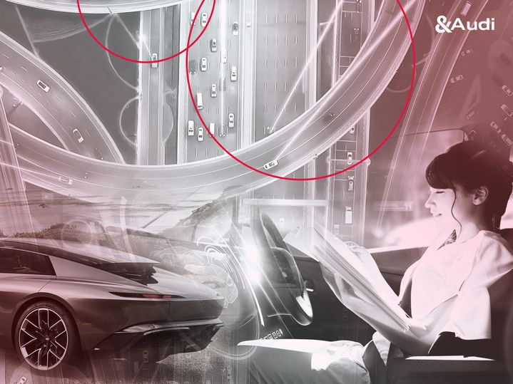 Audi Studie zum autonomen Fahren: die Wege der Daten